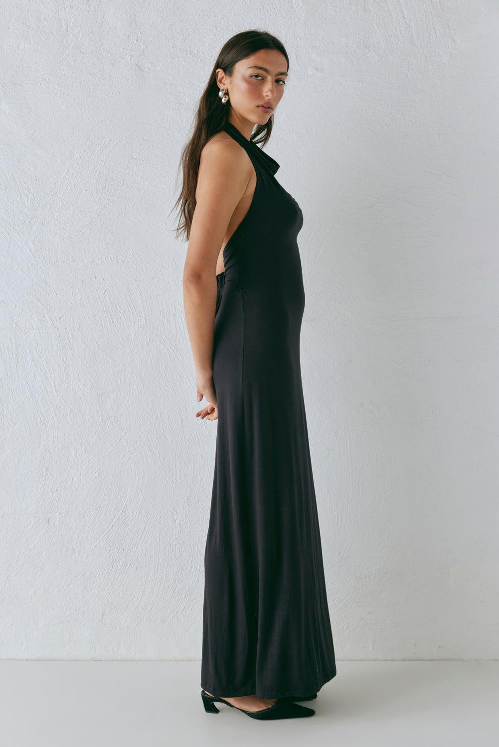 Noa Maxi Dress Black Product Image