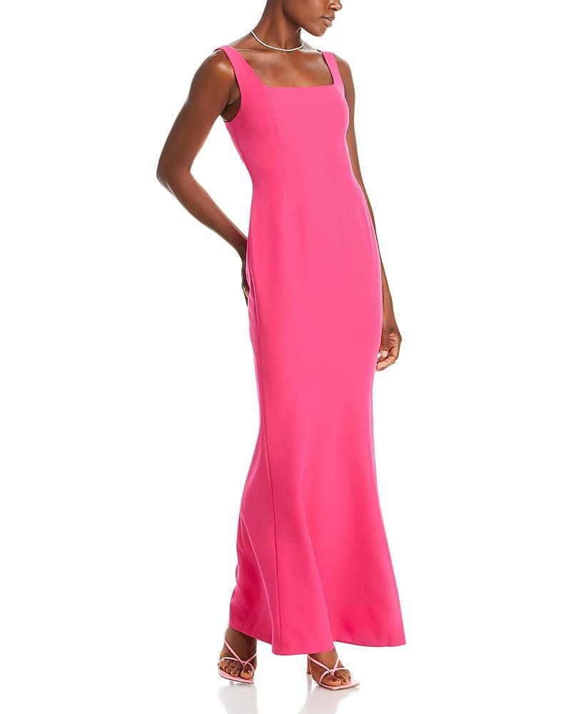 Womens Square-Neck Trumpet Gown Product Image