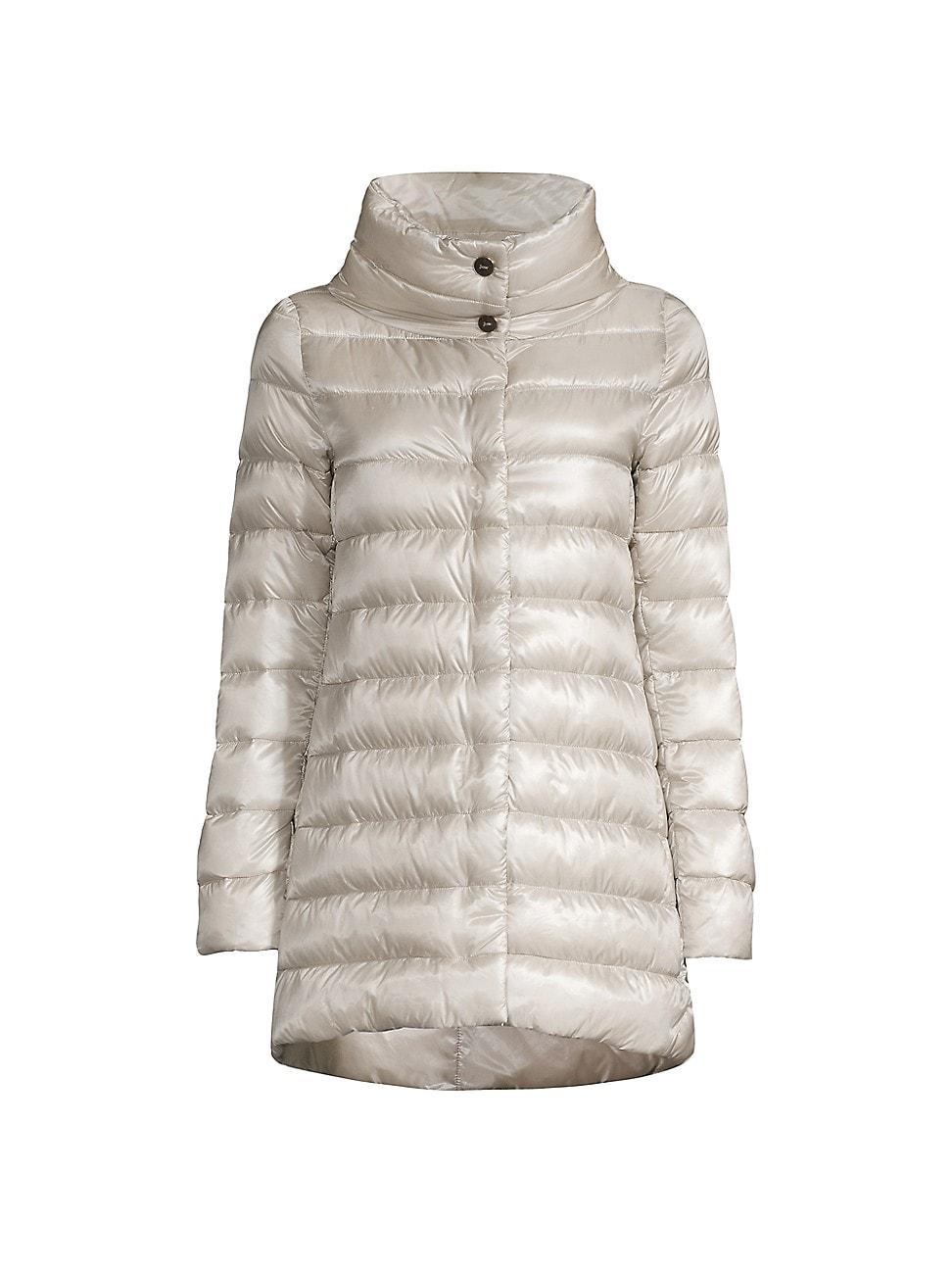 Womens Classic Funnelneck Puffer Jacket Product Image