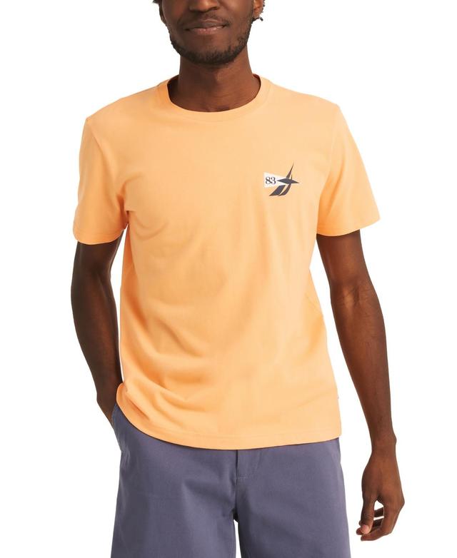 Nautica Mens Classic-Fit Sail Away Logo Back Graphic T-Shirt Product Image