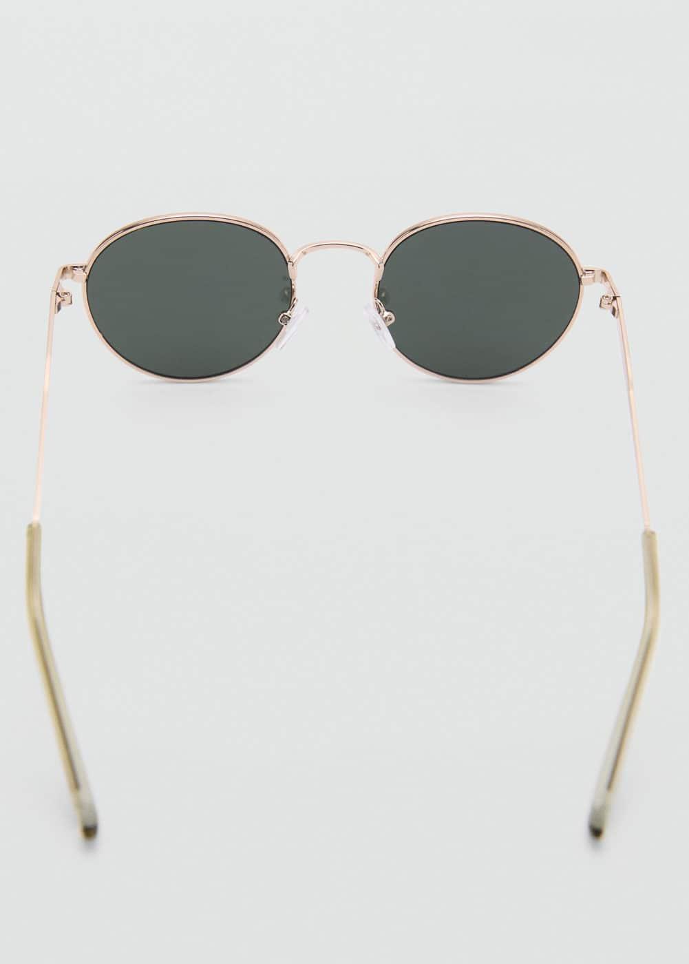 MANGO MAN - Round Metal Sunglasses - One size - Men Product Image