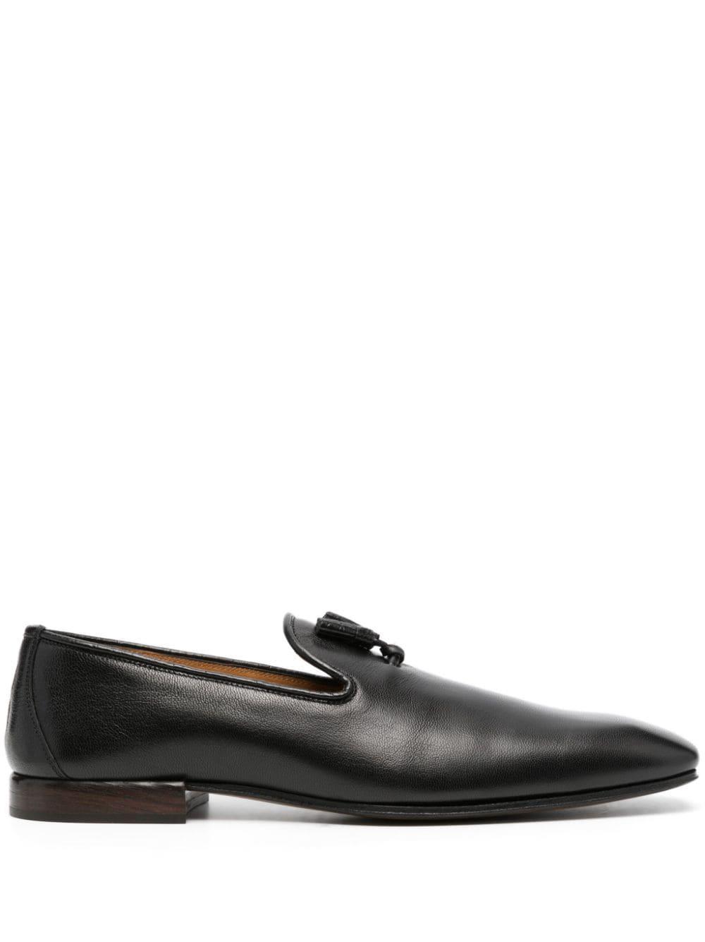 TOM FORD Tassel-detail Leather Loafers In Black Product Image