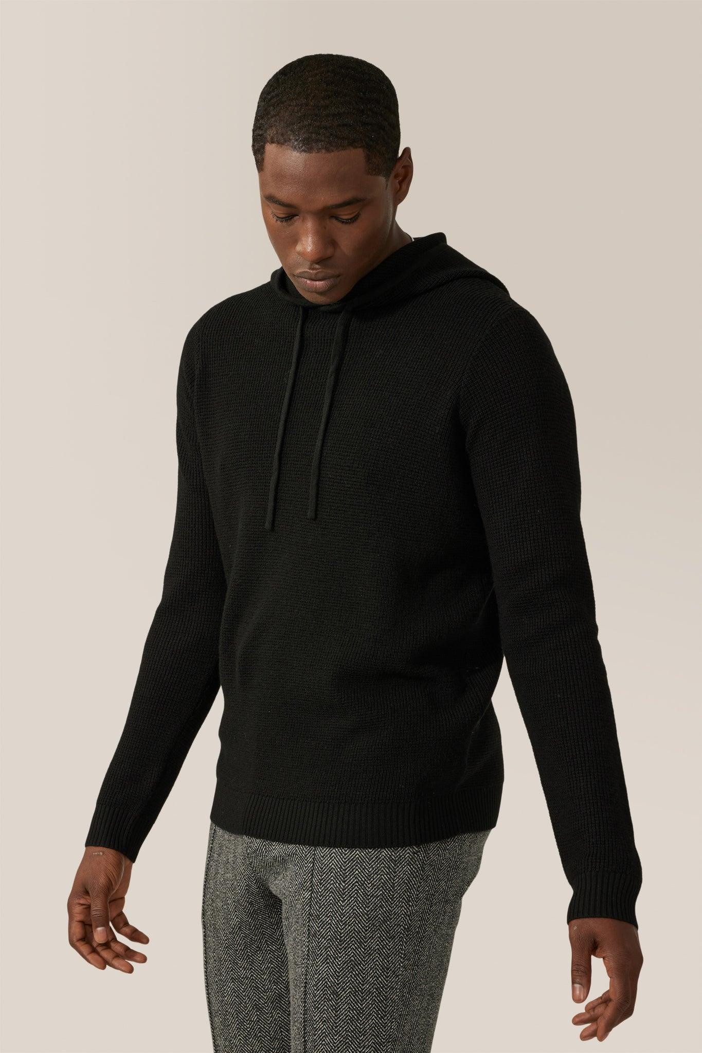 Goodman Waffle Knit Hoodie Male Product Image