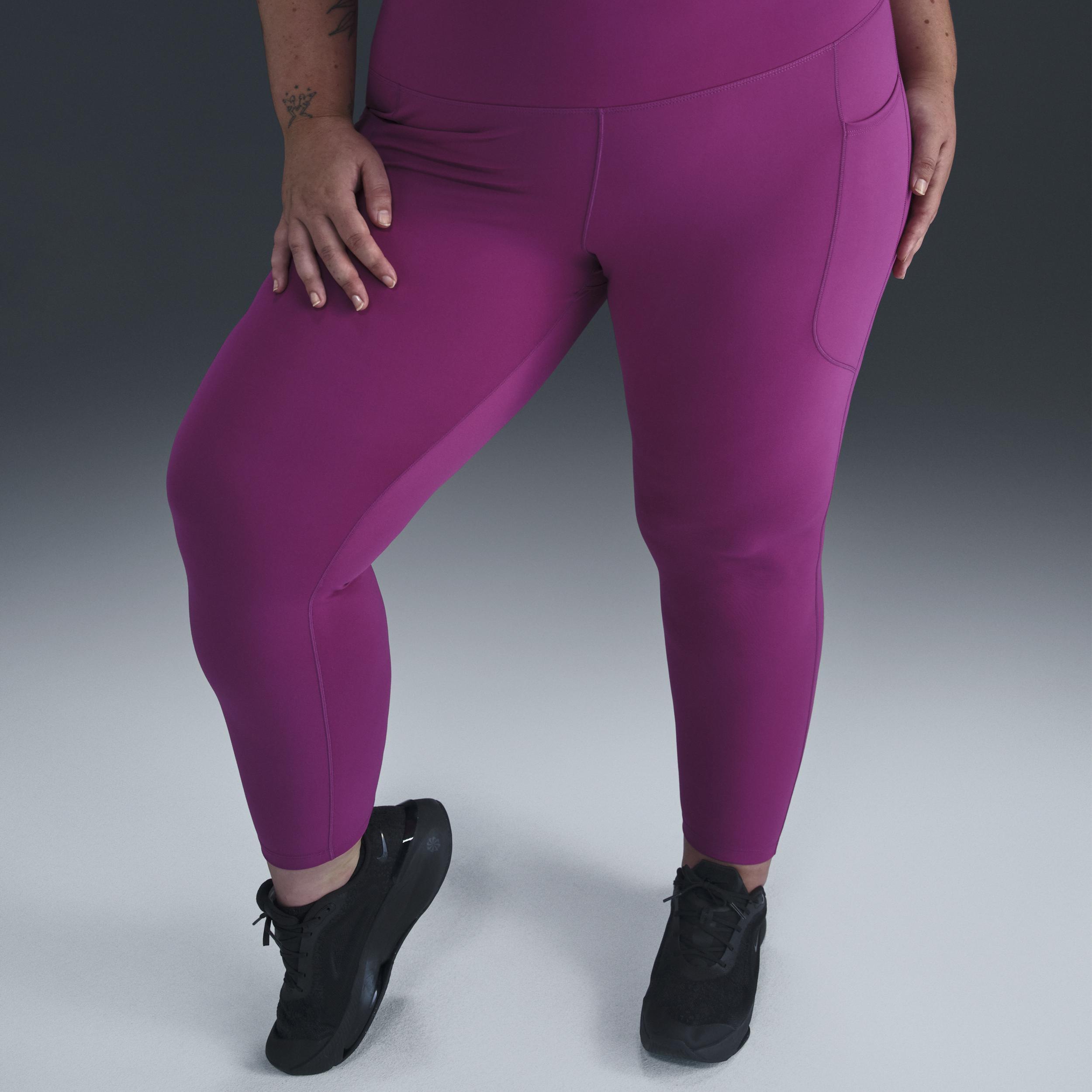 Nike Women's One High-Waisted 7/8 Leggings with Pockets (Plus Size) Product Image