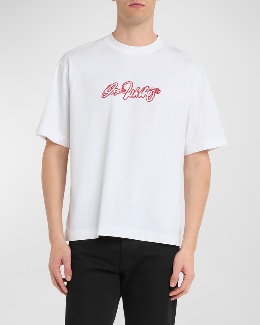 Men's Script Outline Skate T-Shirt Product Image