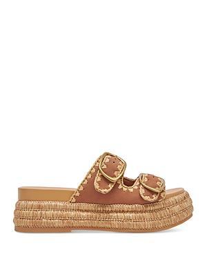 Dolce Vita Womens Wanika Double Buckle Espadrille Platform Sandals Product Image