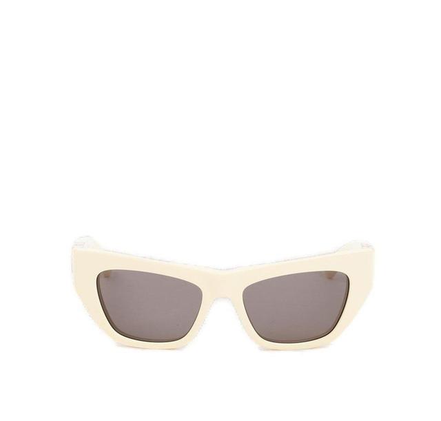 Eyewear Cat In White Product Image