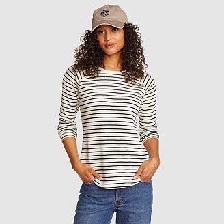 Women's Thermal Stripe Crew Product Image