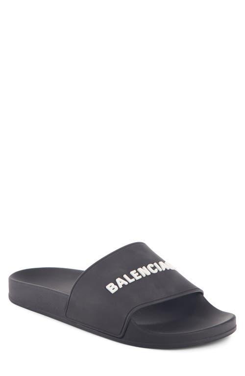 Balenciaga Logo Slide Sandal Product Image