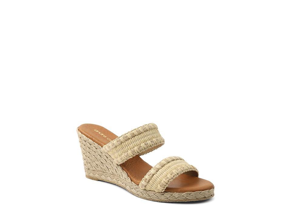 Andr Assous Nolita Raffia Wedge Slide Sandal Product Image