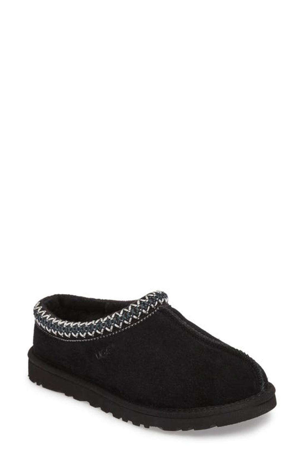 UGG Tasman Shearling-lined Suede Slippers In Nero Product Image