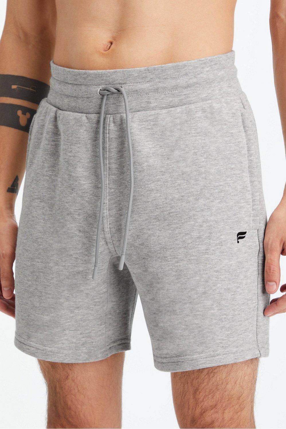 Fabletics Men The Lightweight Go-To Short male Mid Grey Htr Size L Product Image