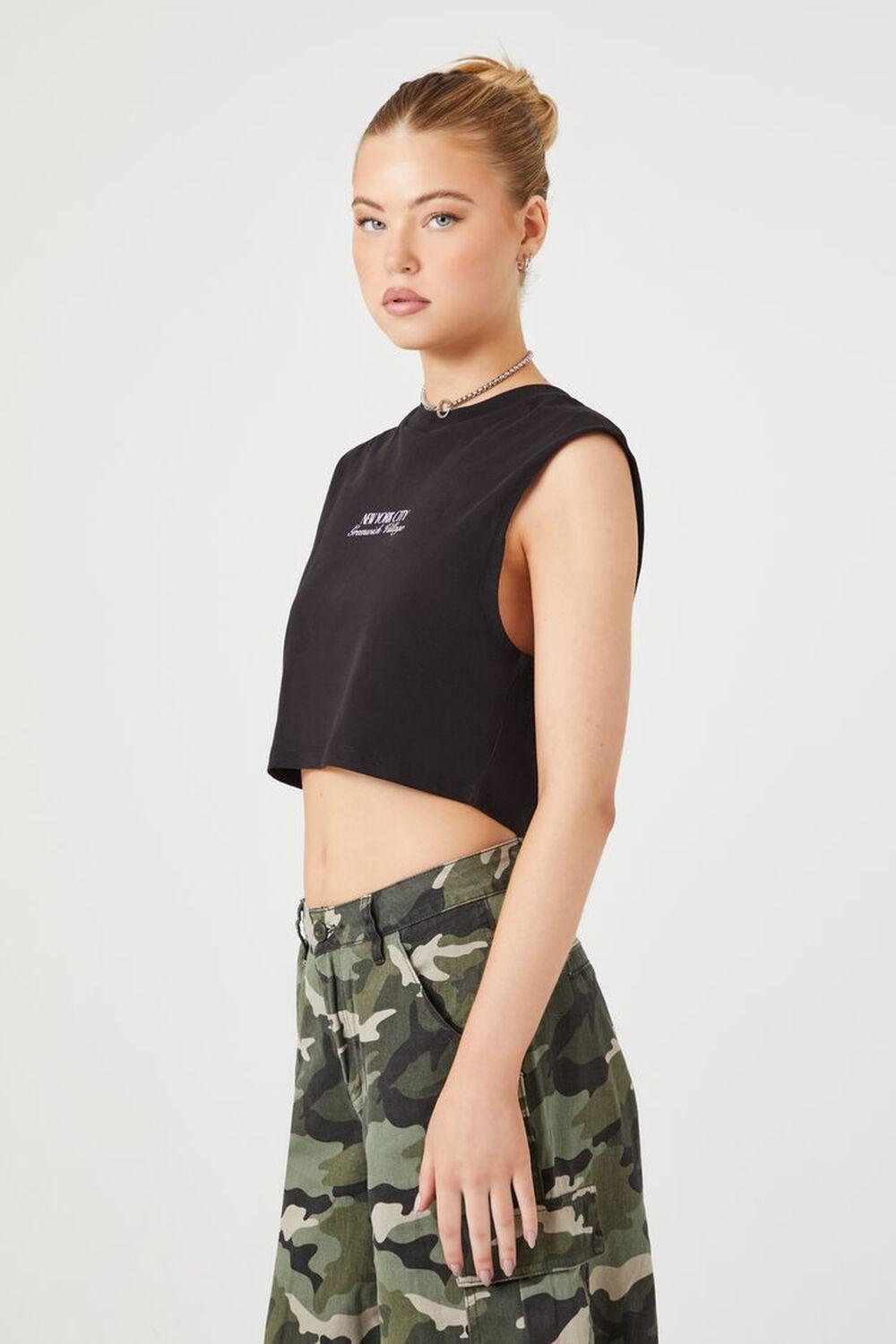 Cropped New York City Muscle Tee | Forever 21 Product Image