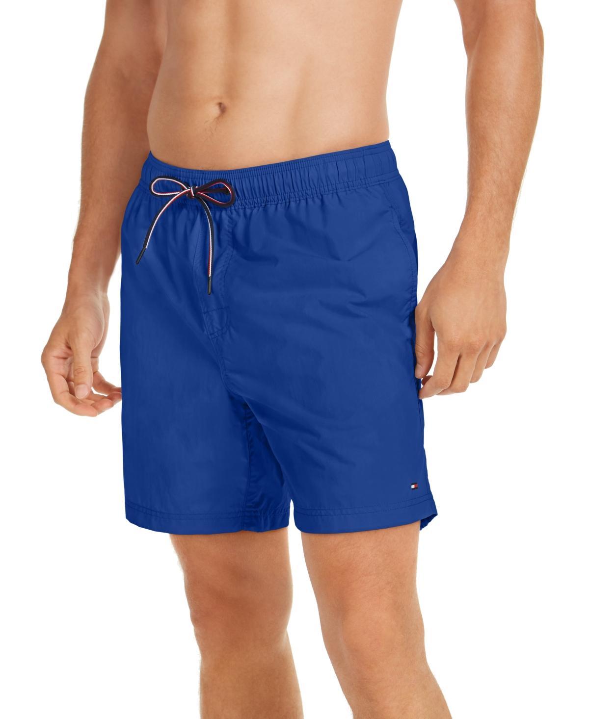 Tommy Hilfiger Mens Solid 7 Swim Trunks Product Image