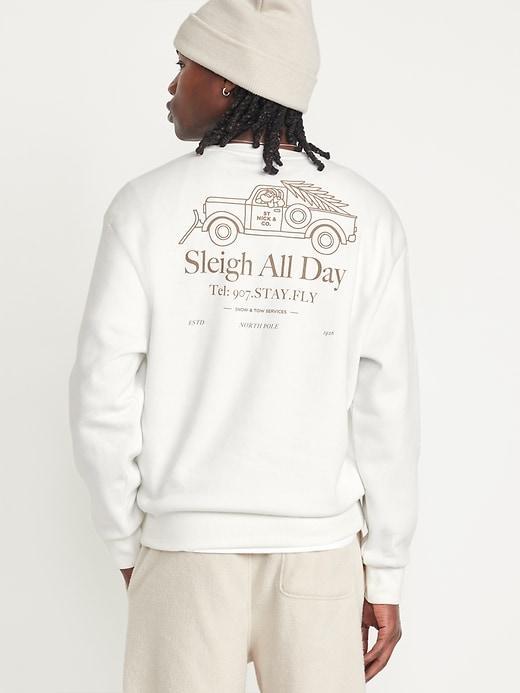 Holiday-Graphic Sweatshirt Product Image