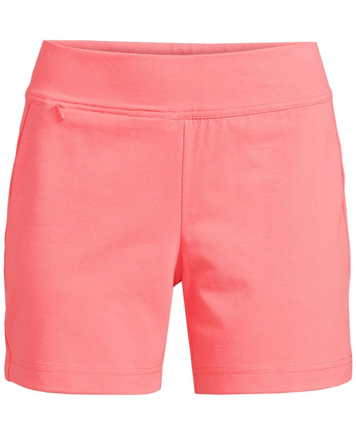 Womens Lands End Starfish 7-in. Midrise Pull-On Shorts Product Image