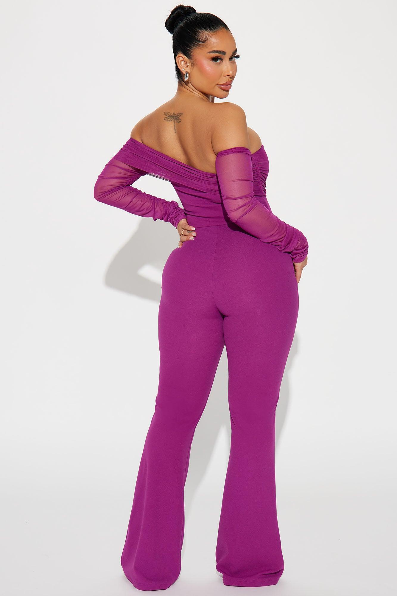 Pretty Date Jumpsuit - Magenta Product Image