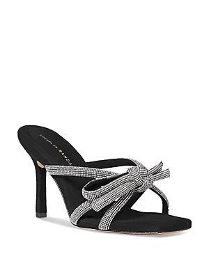 Margi Crystal Knot Mule Sandals Product Image