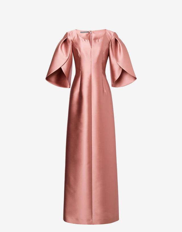 Mikado dress with tulip sleeves Product Image