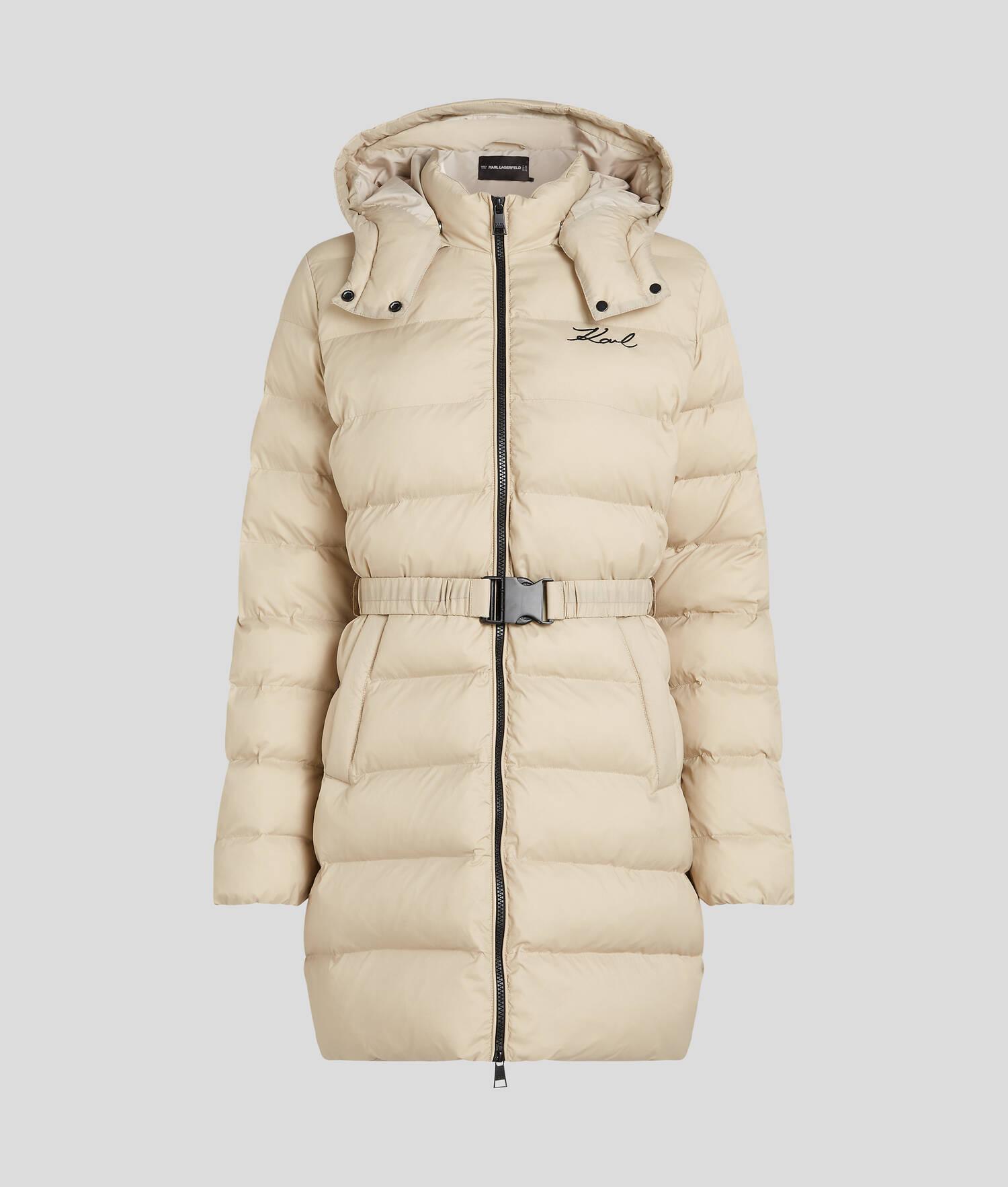 KARL SIGNATURE LONG PUFFER JACKET Product Image