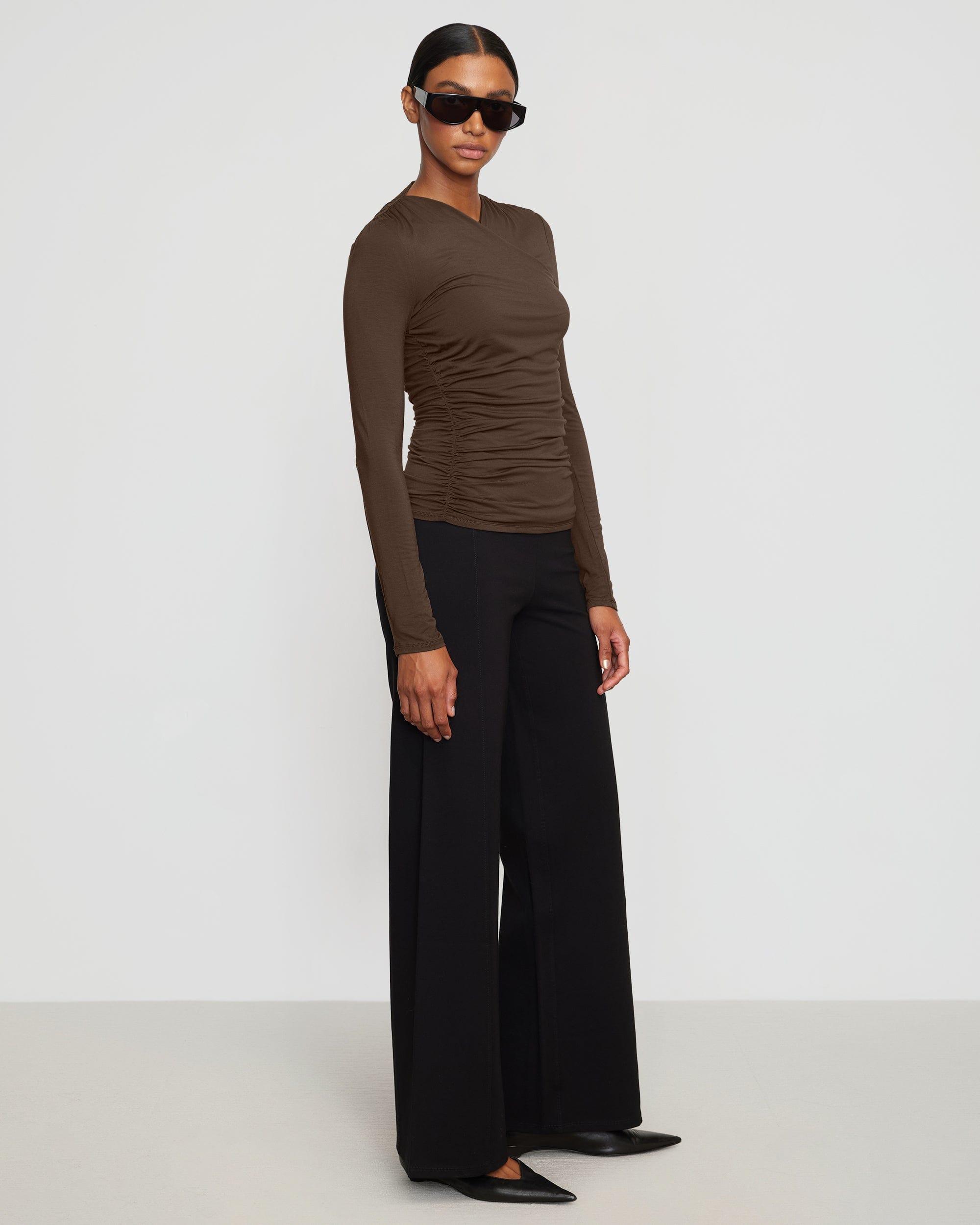 Anh Wide-Leg Ponte Stretch Pant Product Image