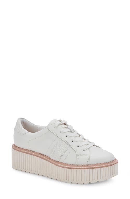 Dolce Vita Womens Tiger Lace-Up Platform Sneakers Product Image