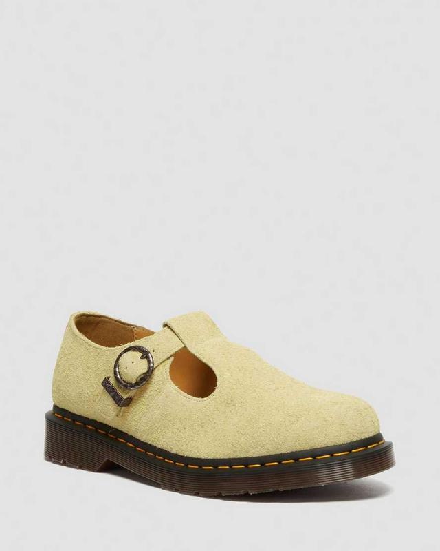 DR MARTENS T-Bar Suede Mary Jane Shoes Product Image