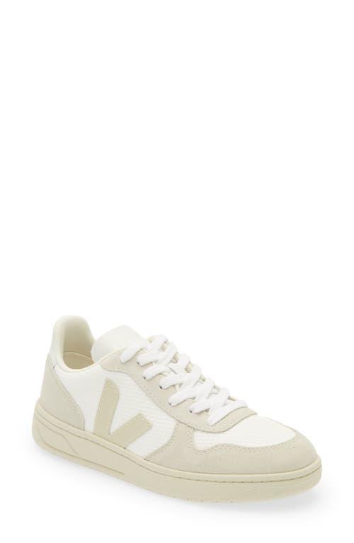 VEJA V-10 (B-Mesh White/Natural/Pierre) Women's Shoes Product Image