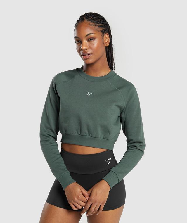 Training Fleece Cropped Sweatshirt Product Image