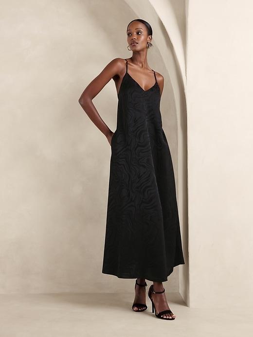 Jacquard A-Line Maxi Dress product image