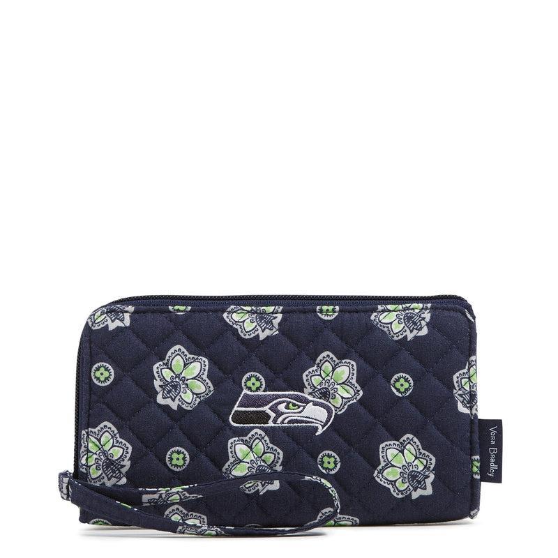 Vera Bradley NFL RFID Front Zip Wristlet Women in Seattle Seahawks Bandana Product Image