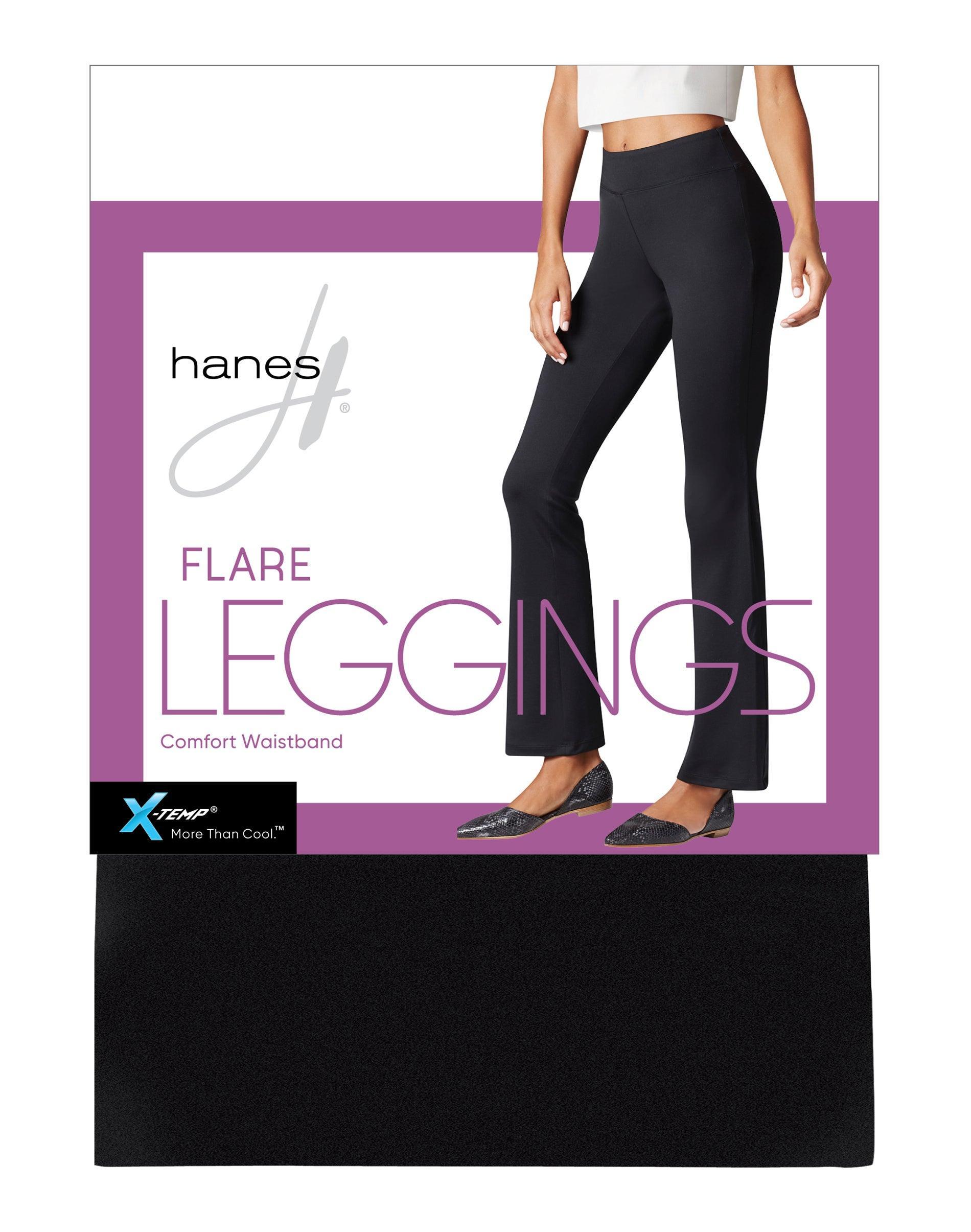 Hanes Flare Leggings - Black Product Image