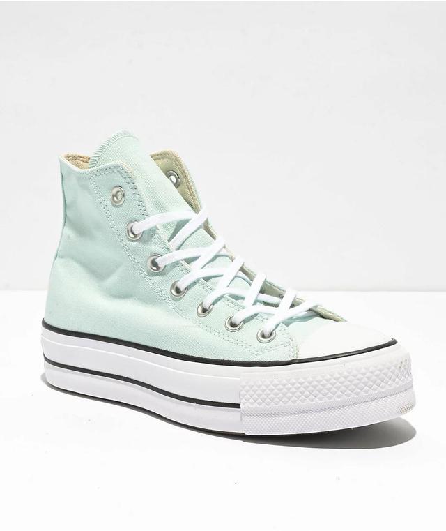 Converse Chuck Taylor All Star Lift Chance Of Rain Blue High Top Shoes Product Image