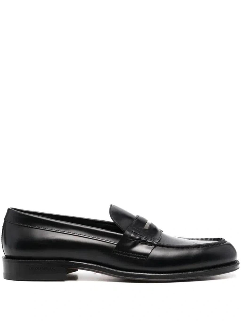 DSQUARED2 Metal-detail Classic Loafers In Black Product Image