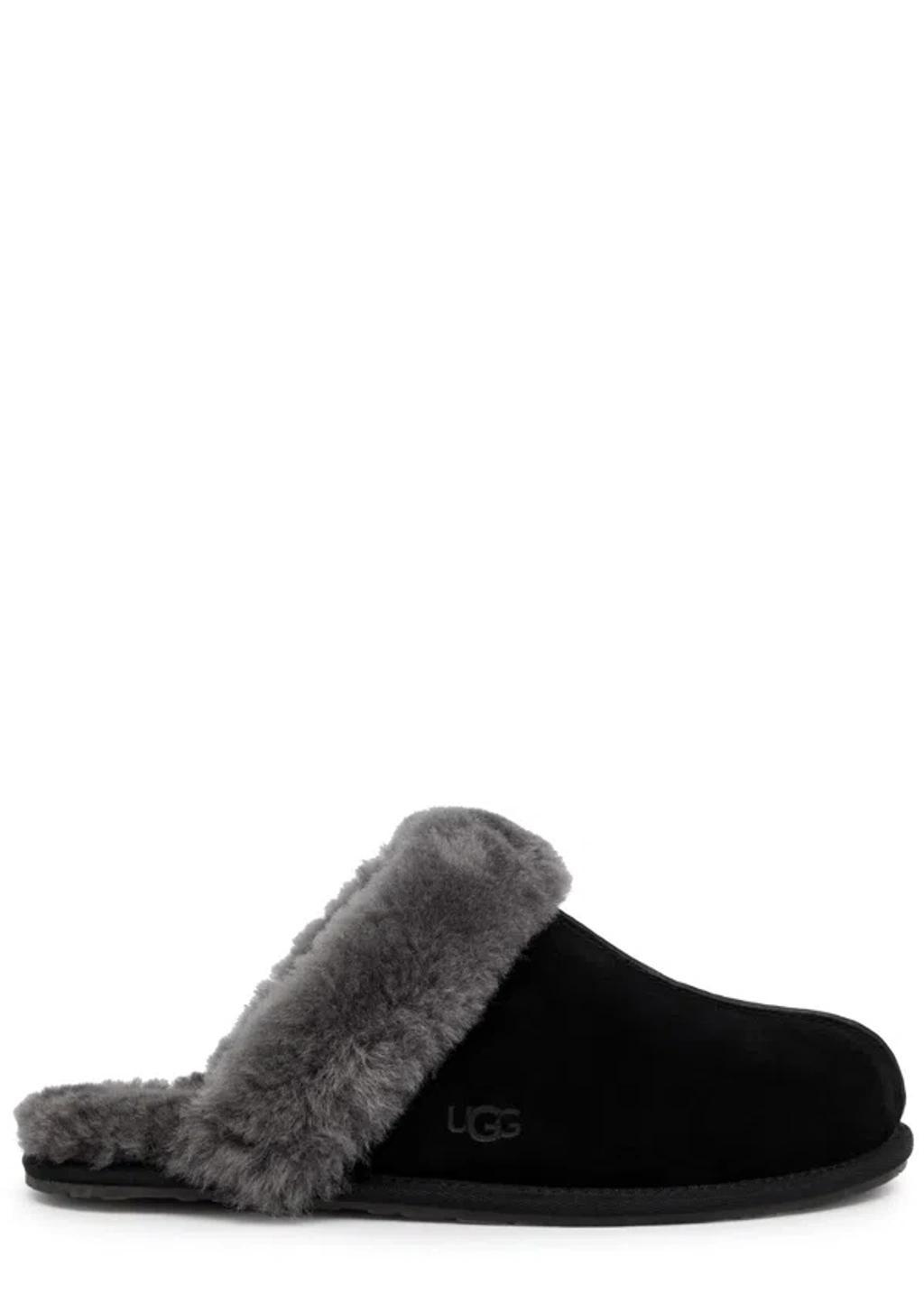 UGG Scuffette Ii Suede Slippers In Black Product Image