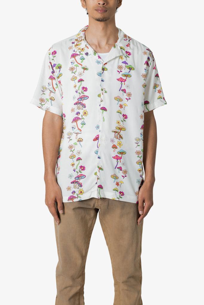 S/S Button Up Shirt - Mushroom Print Product Image