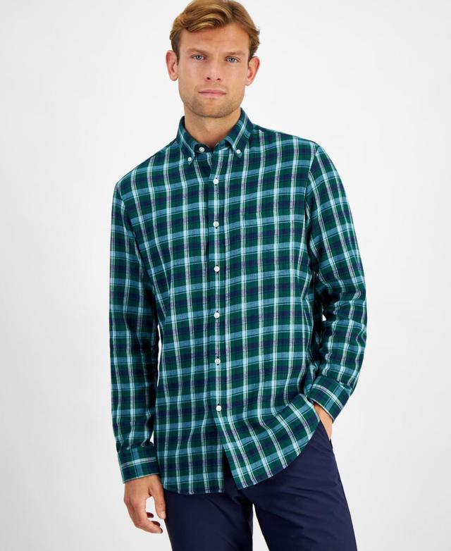 Club Room Mens Regular-Fit Plaid Flannel Shirt, Created for Macys Product Image