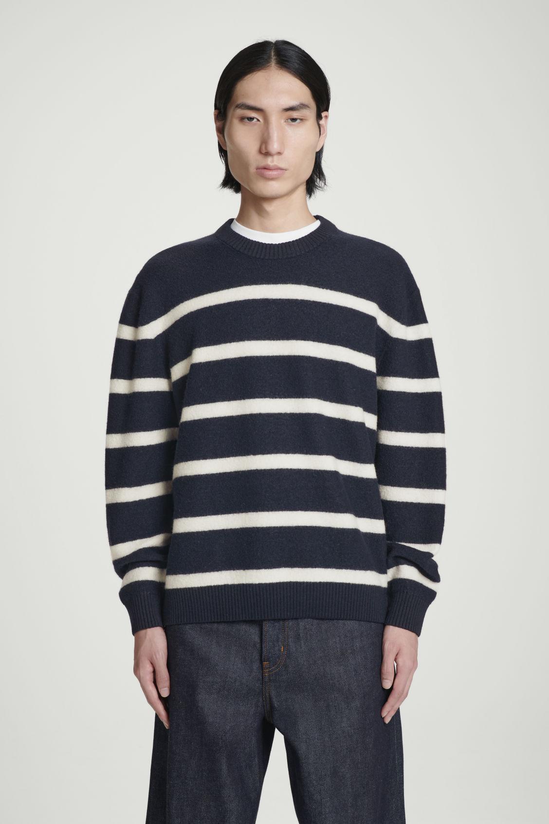 BOILED-WOOL CREW-NECK JUMPER Product Image