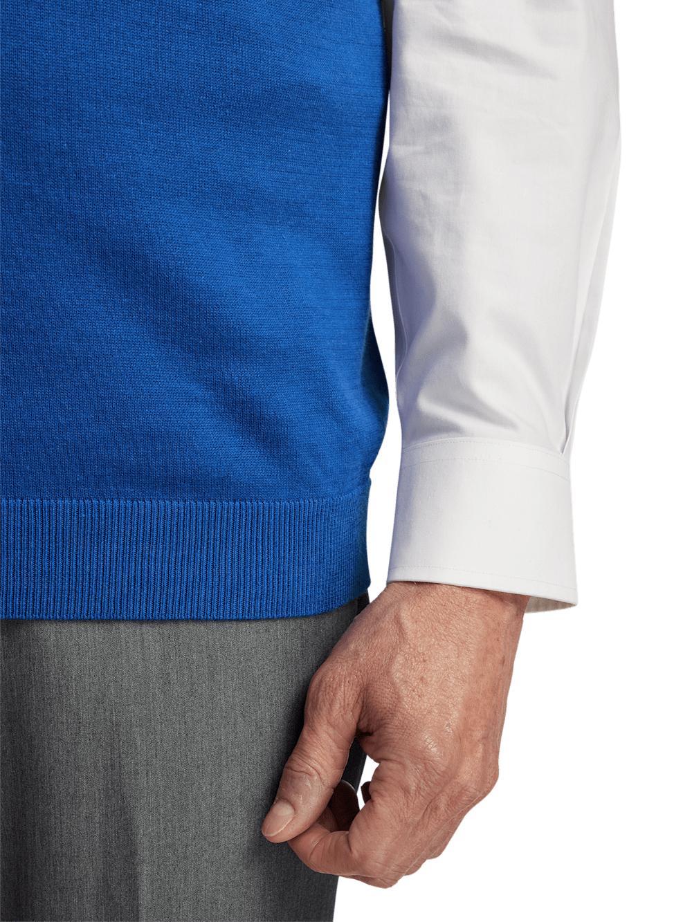 Supima Cotton Vest - Blue Product Image