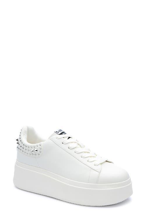 Ash Womens Moby Studded Platform Low Top Sneakers Product Image