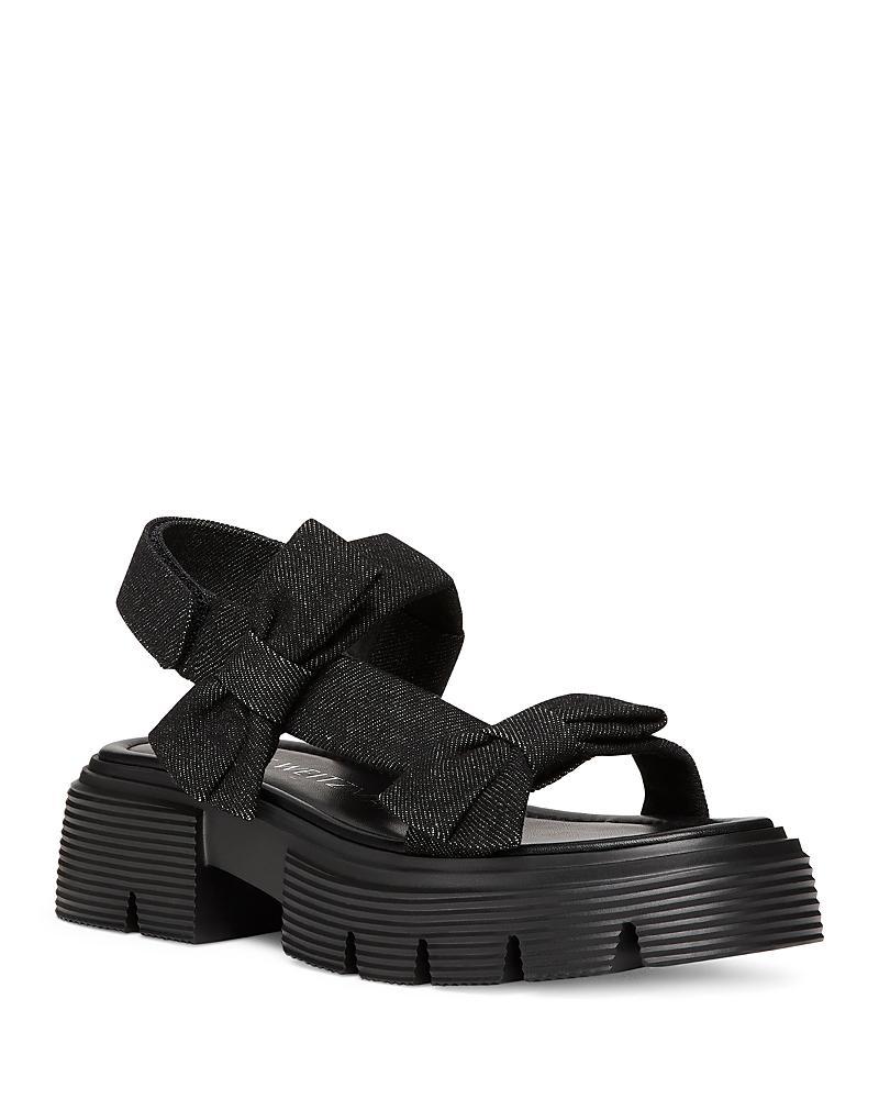 Stuart Weitzman Womens Sofia Nolita Strappy Bow Platform Sandals Product Image