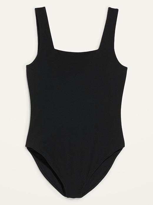 Square-Neck Tank Top Bodysuit Product Image