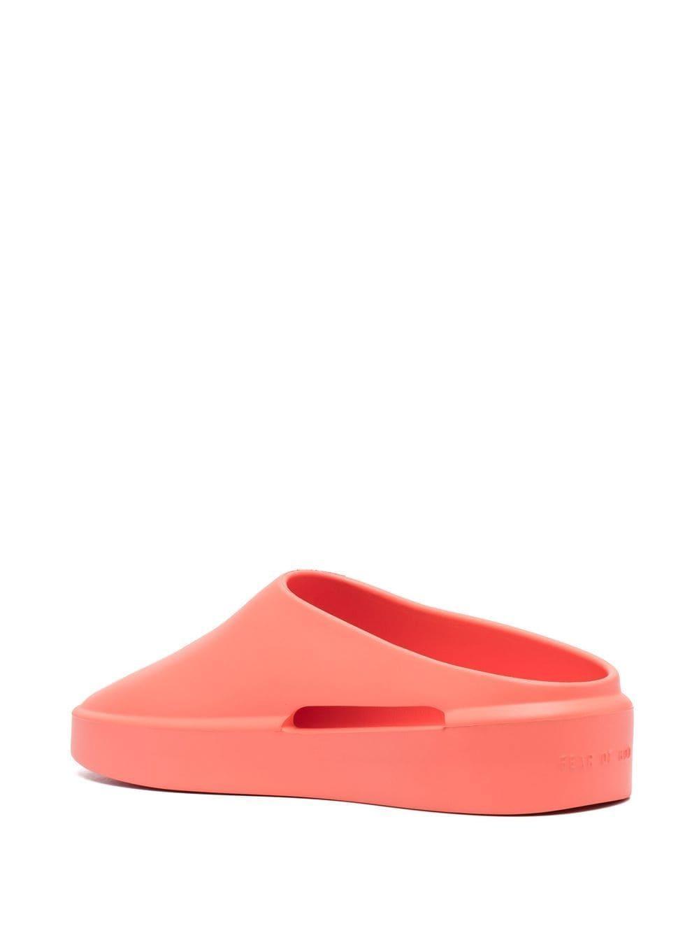 The California Slip-on Mules In Pink Product Image