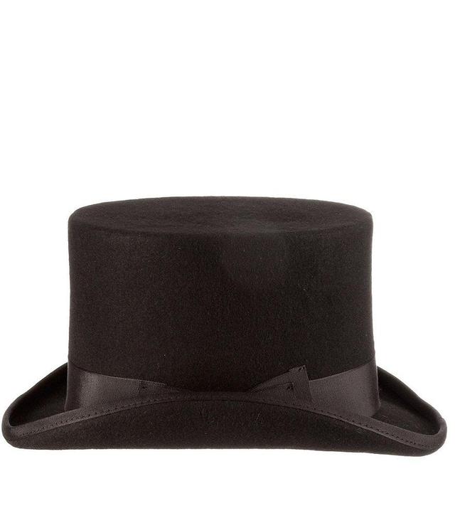 Dorfman Milano Scala Structured Wool Felt 5 1/2#double; Top Hat Product Image