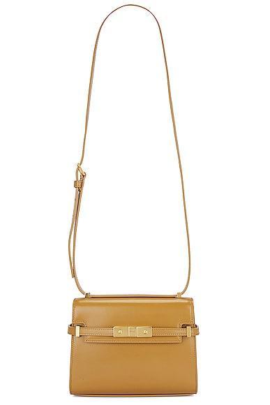 Saint Laurent Mini Manhattan Crossbody Bag in Mustard Product Image