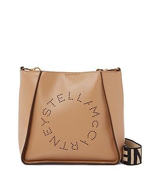 Stella McCartney Perforated Logo Mini Faux Leather Crossbody Bag Product Image