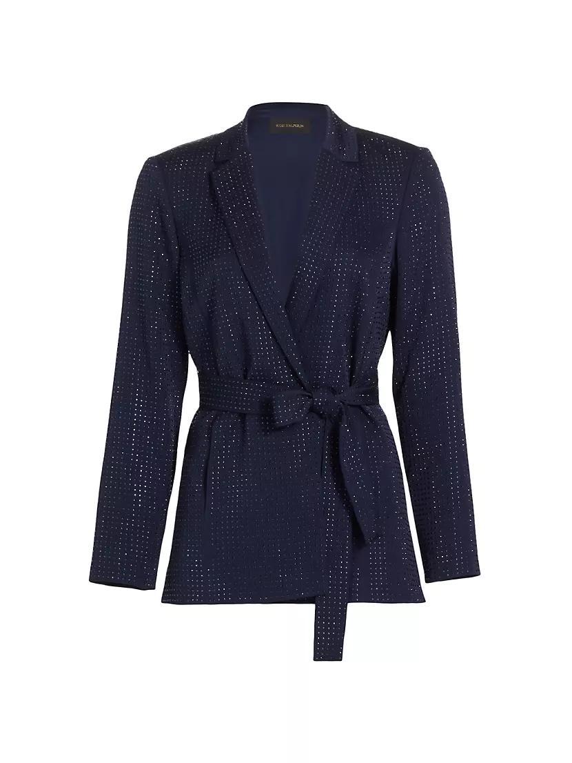 Brett Crystal-Embellished Belted Jacket Product Image