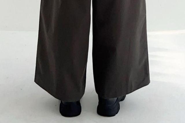 Elastic Waist Plain Harem Pants Product Image