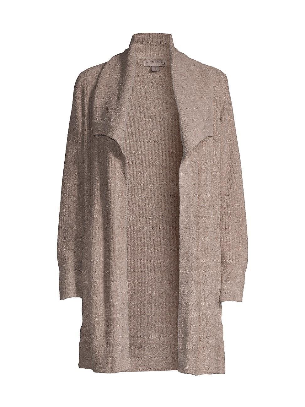 barefoot dreams CozyChic Lite Rib Drape Cardigan Product Image