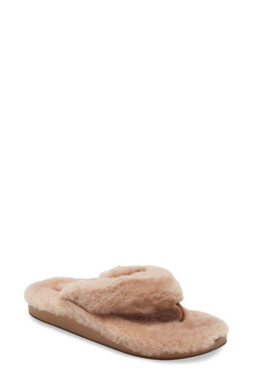 OluKai Kipea Heu Genuine Shearling Slide Sandal Product Image